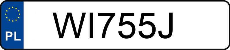 Die Registrierungsnummer WI 755J hat YAMAHA Motocykl trzykołowy Tricity 125 - WI755J