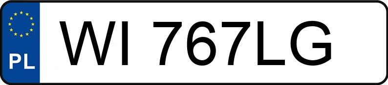 Numer rejestracyjny WI 767LG posiada SKODA SCALA - WI767LG