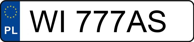 Numer rejestracyjny WI 777AS posiada KRONE ZZP - WI777AS Numer rejestracyjny WI 777AS posiada KRONE ZZP - WI777AS