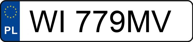 Numer rejestracyjny WI 779MV posiada AUDI Q7 45 TDI MR`20 E6d 4J S line - WI779MV