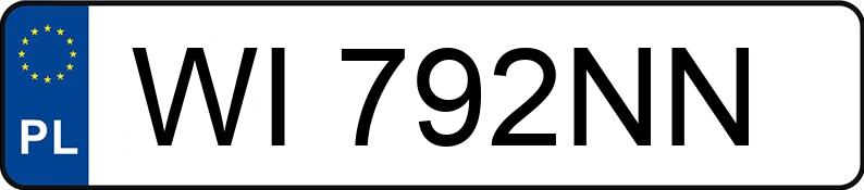 Numer rejestracyjny WI 792NN posiada BMW 520 Diesel MR`23 E6d/e G60 xDrive Steptronic - WI792NN