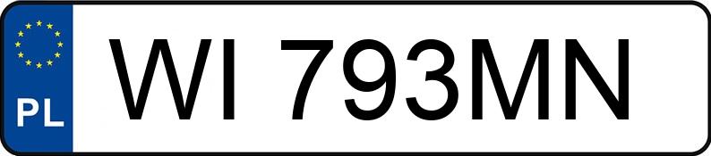 Numer rejestracyjny WI 793MN posiada TOYOTA Corolla 1.5 MR`23 E6d Comfort+Tech - WI793MN Numer rejestracyjny WI 793MN posiada TOYOTA Corolla 1.5 MR`23 E6d Comfort+Tech - WI793MN