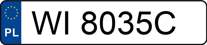 Numer rejestracyjny WI 8035C posiada FSO LANOS - WI8035C