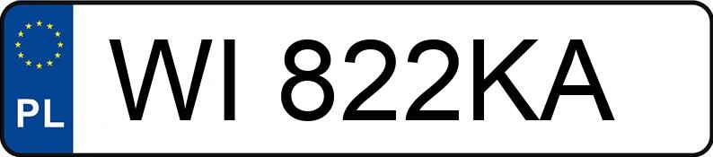 Numer rejestracyjny WI 822KA posiada SKODA FABIA VAN+ 5J2/VGP - WI822KA Numer rejestracyjny WI 822KA posiada SKODA FABIA VAN+ 5J2/VGP - WI822KA