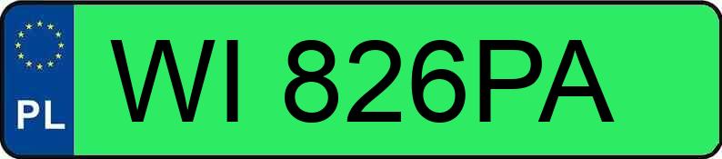 Numer rejestracyjny WI 826PA posiada VOLVO EX 40 MR`24 Ext. Range Core 79kWh - WI826PA