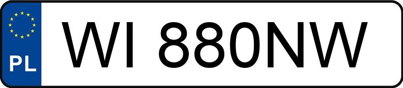 Numer rejestracyjny WI 880NW posiada AUDI RS Q8 - WI880NW Numer rejestracyjny WI 880NW posiada AUDI RS Q8 - WI880NW