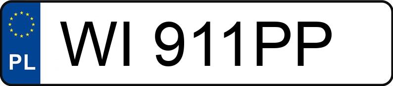 Numer rejestracyjny WI 911PP posiada PORSCHE 911 CARRERA 4 GTS - WI911PP