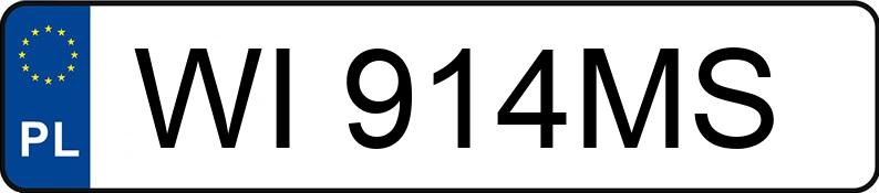 Numer rejestracyjny WI 914MS posiada BMW 430I XDRIVE - WI914MS