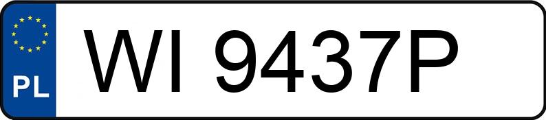 Numer rejestracyjny WI 9437P posiada CHEVROLET CAPTIVA - WI9437P