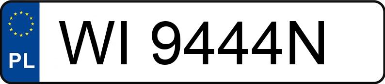 Numer rejestracyjny WI 9444N posiada MERCEDES-BENZ E 350 4MATIC - WI9444N