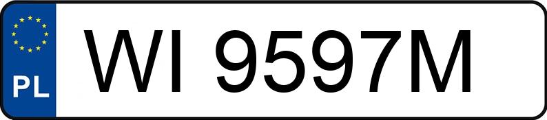 Numer rejestracyjny WI 9597M posiada BMW 535I - WI9597M