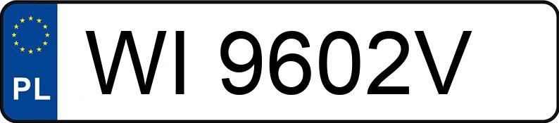 Numer rejestracyjny WI 9602V posiada VOLKSWAGEN Golf VI Variant 1.6 TDI MR`08 E5 Trendline - WI9602V