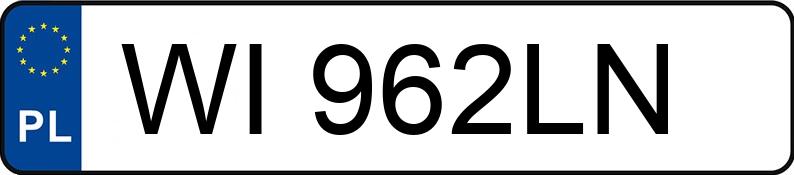 Numer rejestracyjny WI 962LN posiada MAZDA 3 - WI962LN Numer rejestracyjny WI 962LN posiada MAZDA 3 - WI962LN