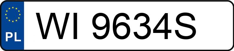 Numer rejestracyjny WI 9634S posiada ALFA ROMEO GIULIA - WI9634S