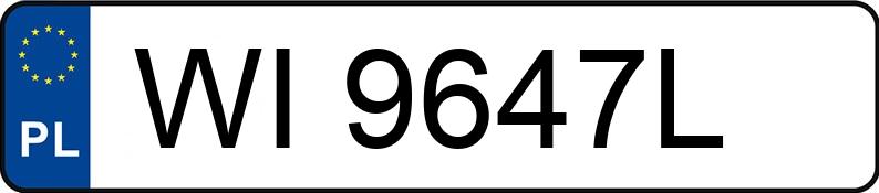 Numer rejestracyjny WI 9647L posiada TOYOTA Yaris 1.0 MR`09 E4 Luna Start - WI9647L Numer rejestracyjny WI 9647L posiada TOYOTA Yaris 1.0 MR`09 E4 Luna Start - WI9647L