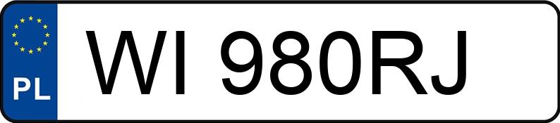 Numer rejestracyjny WI 980RJ posiada MERCEDES-BENZ AMG GLE 53 4MATIC+ COUPE - WI980RJ