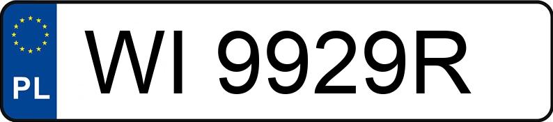 Numer rejestracyjny WI 9929R posiada SKODA OCTAVIA - WI9929R