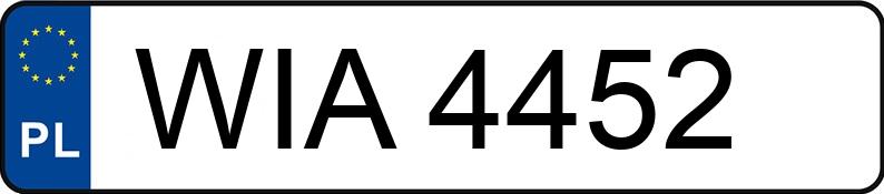Numer rejestracyjny WIA 4452 posiada MERCEDES-BENZ  - WIA4452