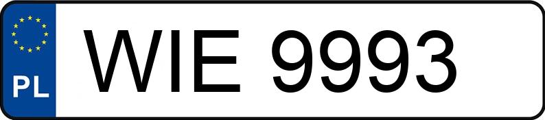 Numer rejestracyjny WIE9993 posiada CITROEN 2 CV 28 9.3t