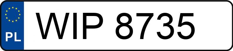 Numer rejestracyjny WIP 8735 posiada DAEWOO / FSO Polonez Caro 1.6 MR`91 GLE - WIP8735