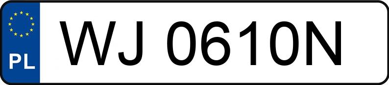 Numer rejestracyjny WJ 0610N posiada DS DS7 - WJ0610N