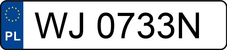 Numer rejestracyjny WJ 0733N posiada FORD ESCAPE - WJ0733N Numer rejestracyjny WJ 0733N posiada FORD ESCAPE - WJ0733N