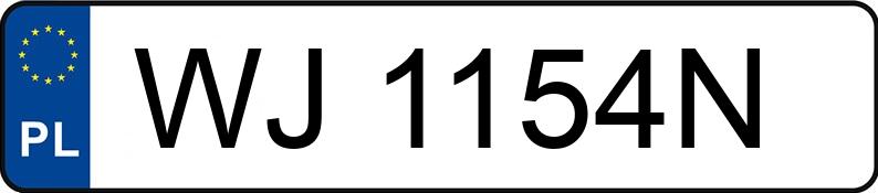 Numer rejestracyjny WJ 1154N posiada SKODA OCTAVIA - WJ1154N