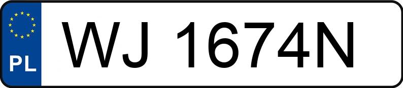 Numer rejestracyjny WJ 1674N posiada BMW 640I XDRIVE - WJ1674N Numer rejestracyjny WJ 1674N posiada BMW 640I XDRIVE - WJ1674N