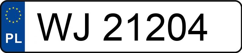 Numer rejestracyjny WJ 21204 posiada FIAT SEICENTO - WJ21204