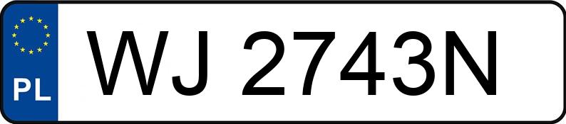 Numer rejestracyjny WJ 2743N posiada OPEL COMBO - WJ2743N Numer rejestracyjny WJ 2743N posiada OPEL COMBO - WJ2743N