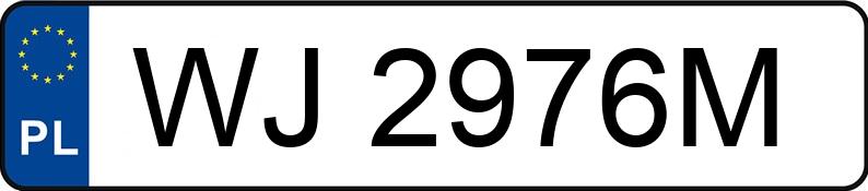 Numer rejestracyjny WJ 2976M posiada TOYOTA COROLLA ZE1EE(EU,M) - WJ2976M