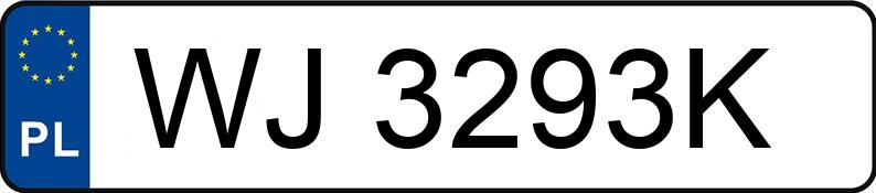 Numer rejestracyjny WJ 3293K posiada BMW 750I XDRIVE - WJ3293K