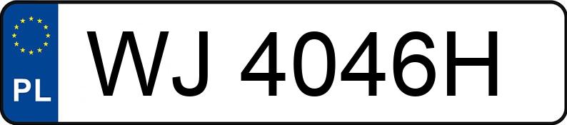 Numer rejestracyjny WJ 4046H posiada SKODA OCTAVIA - WJ4046H