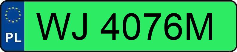 Numer rejestracyjny WJ 4076M posiada VOLKSWAGEN ID.3 MR`20 Business 58kWh - WJ4076M