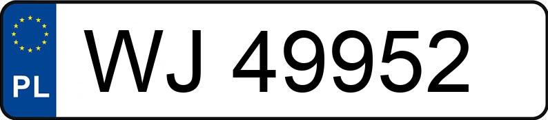 Numer rejestracyjny WJ 49952 posiada OPEL Corsa C 1.3 CDTI MR`00 E3 Cosmo - WJ49952