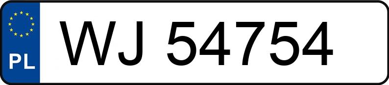 Numer rejestracyjny WJ 54754 posiada HONDA JAZZ - WJ54754 Numer rejestracyjny WJ 54754 posiada HONDA JAZZ - WJ54754