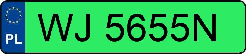 Numer rejestracyjny WJ 5655N posiada BMW i3 MR`13 I01 60Ah Aut. - WJ5655N Numer rejestracyjny WJ 5655N posiada BMW i3 MR`13 I01 60Ah Aut. - WJ5655N