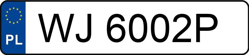 Numer rejestracyjny WJ 6002P posiada AUDI Q5 SB - WJ6002P