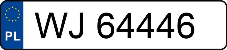 Numer rejestracyjny WJ 64446 posiada BMW 735 - WJ64446