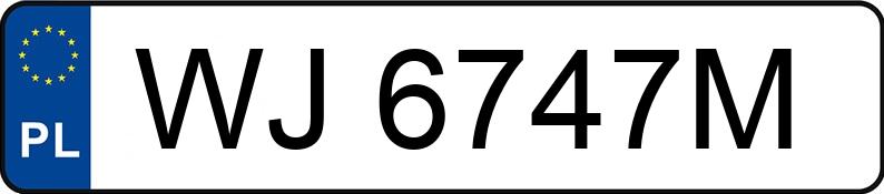 Numer rejestracyjny WJ 6747M posiada SKODA KODIAQ - WJ6747M Numer rejestracyjny WJ 6747M posiada SKODA KODIAQ - WJ6747M
