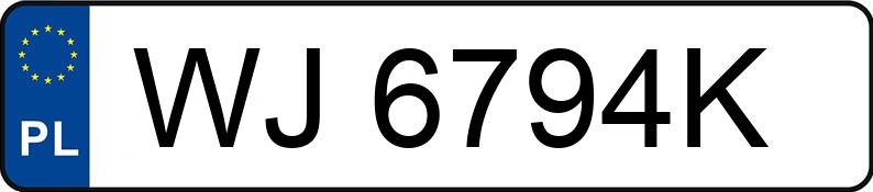 Numer rejestracyjny WJ 6794K posiada SEAT Ibiza 1.0 MPI MR`21 E6d Style - WJ6794K