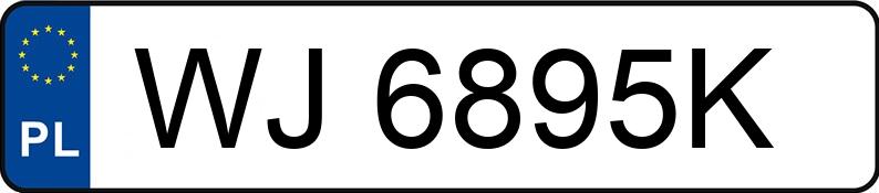 Numer rejestracyjny WJ 6895K posiada AUDI A4 LIMOUSINE - WJ6895K Numer rejestracyjny WJ 6895K posiada AUDI A4 LIMOUSINE - WJ6895K