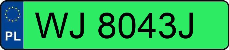 Numer rejestracyjny WJ 8043J posiada MERCEDES-BENZ EQV 300 MR`20 447 extra L 90kWh - WJ8043J