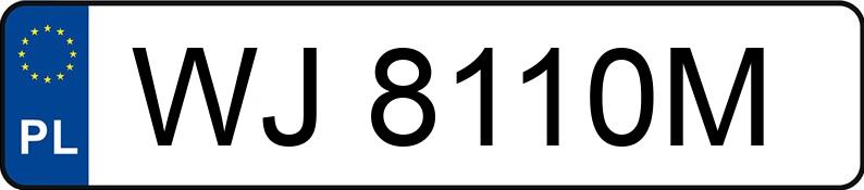 Numer rejestracyjny WJ 8110M posiada NISSAN Micra K12 1.2 MR`06 E4 I-Way - WJ8110M