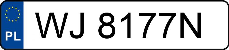 Numer rejestracyjny WJ 8177N posiada OPEL ASTRA 1.6 - WJ8177N Numer rejestracyjny WJ 8177N posiada OPEL ASTRA 1.6 - WJ8177N
