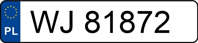 Numer rejestracyjny WJ 81872 posiada AUDI A3 1.9 TDI - WJ81872