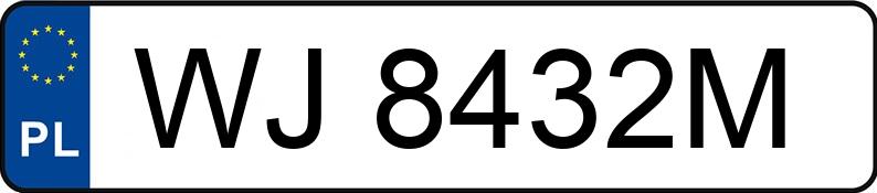 Numer rejestracyjny WJ 8432M posiada VOLKSWAGEN CADDY - WJ8432M