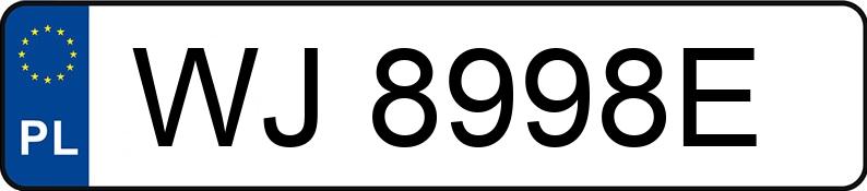 Numer rejestracyjny WJ 8998E posiada VOLKSWAGEN GOLF - WJ8998E Numer rejestracyjny WJ 8998E posiada VOLKSWAGEN GOLF - WJ8998E
