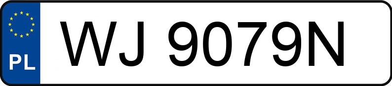 Numer rejestracyjny WJ 9079N posiada BMW 118 - WJ9079N