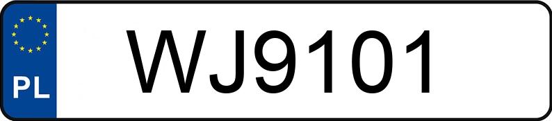 Numer rejestracyjny WJ 9101 posiada YAMAHA Motorowery - WJ9101